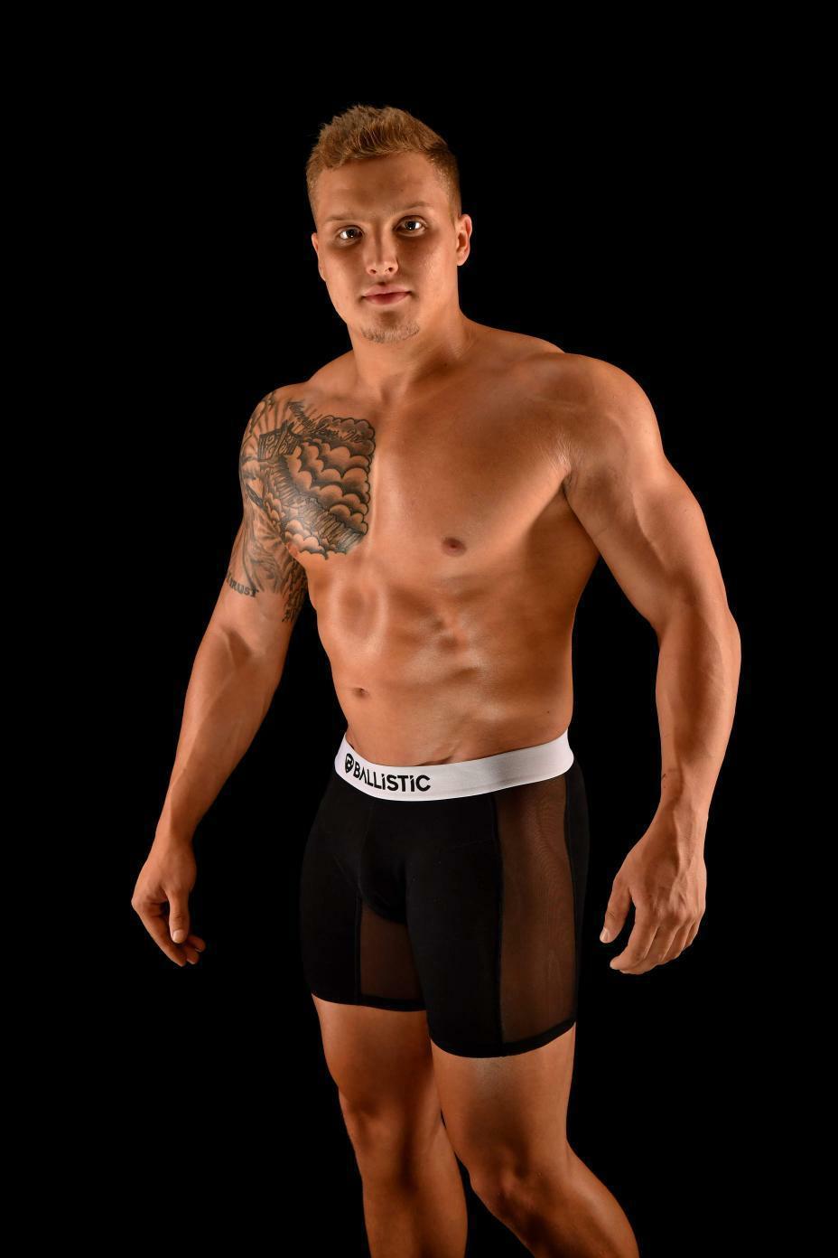 Ballistic Black Mesh Boxer Brief
