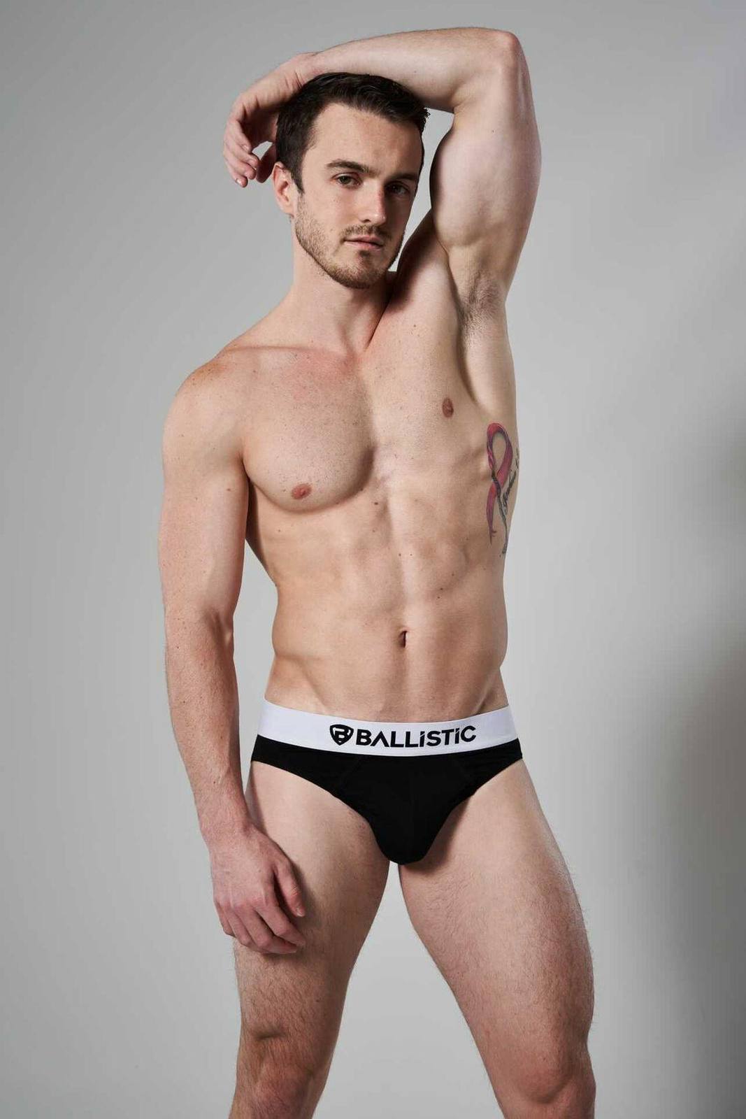 Ballistic Black Viscose Brief