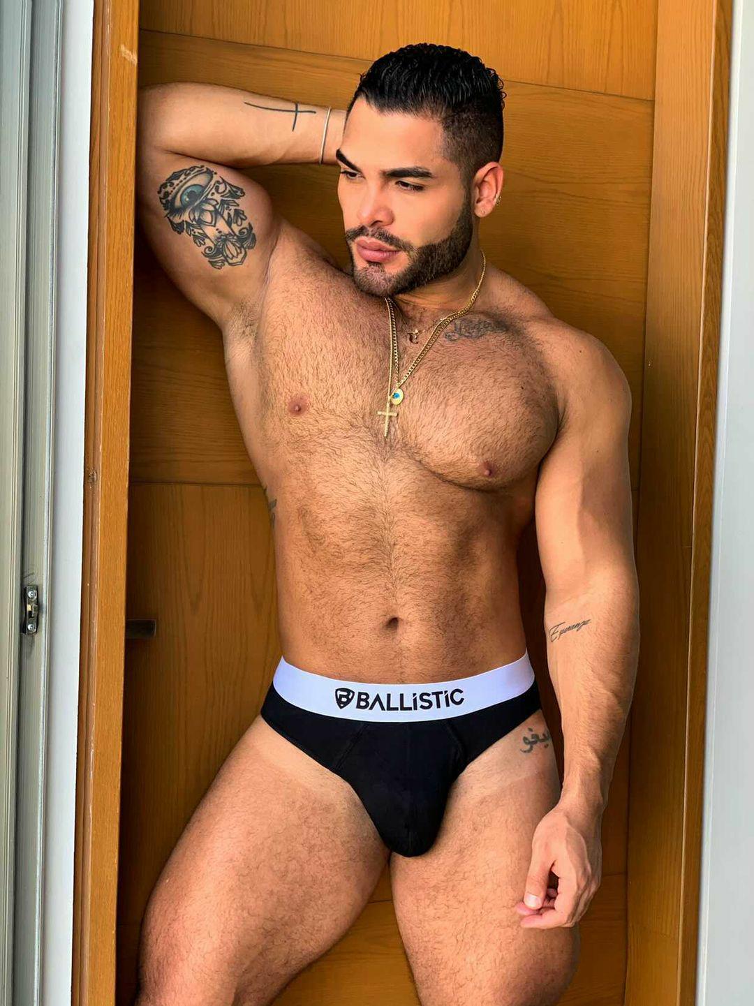 Ballistic Black Viscose Brief