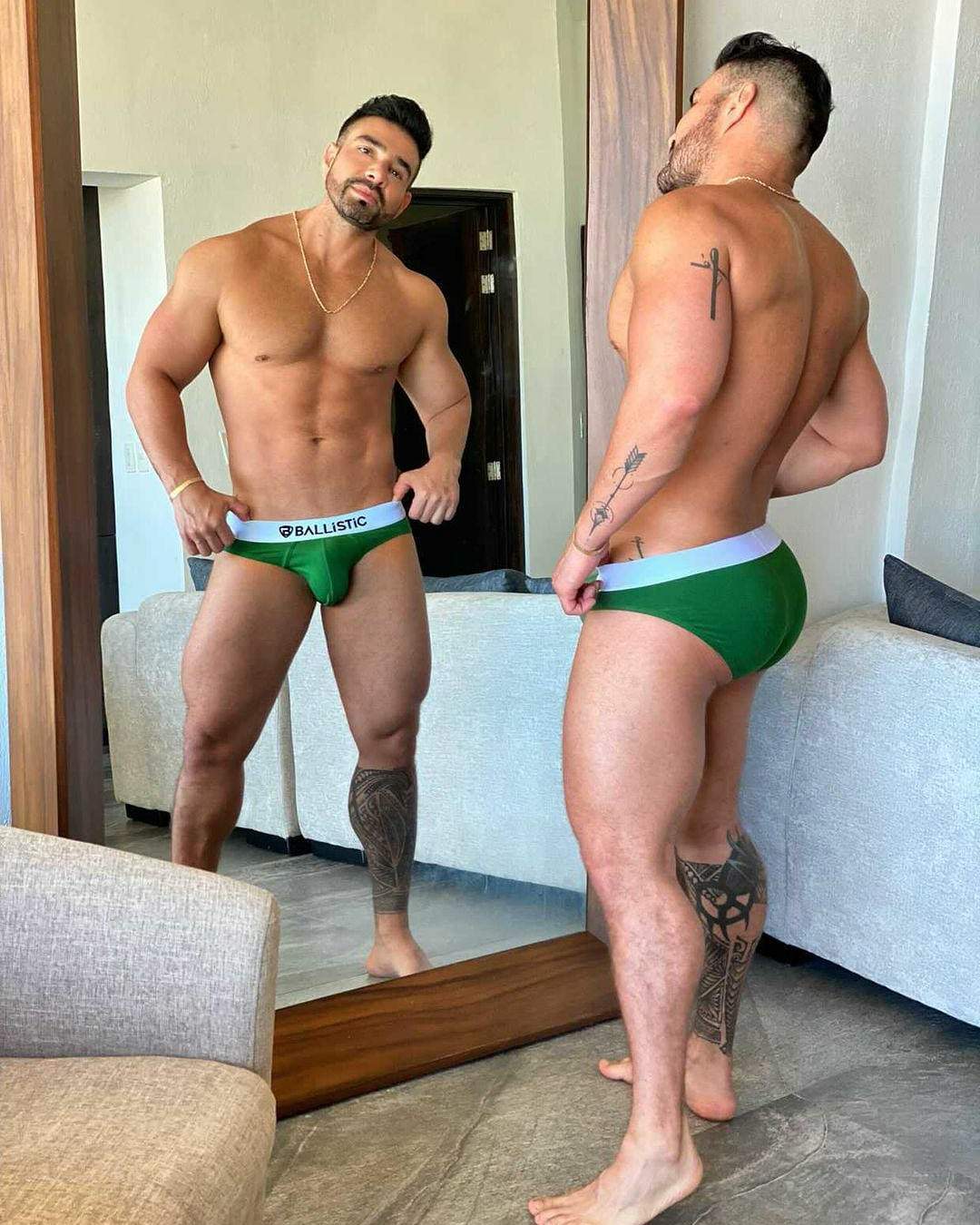 Ballistic Army Green Brief - BALLISTIC MENSWEAR