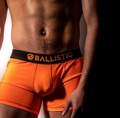 Ballistic Orange Lycra Boxer Brief - BALLISTIC MENSWEAR